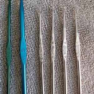 BOYE Crochet needles Lot of 6
